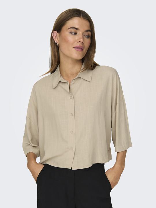 Immagine prodotto Only Vestibilità regolare Collo a camicia Spalla bassa Camicia Camicia Camicia (S)