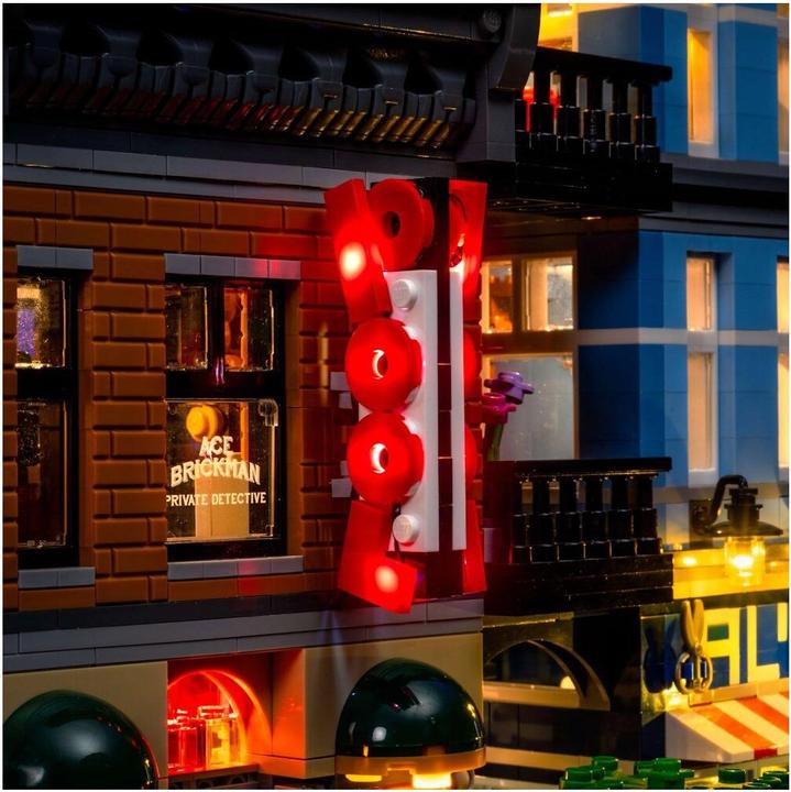Produktbild Light my bricks LMB 2.0 LED Licht Set für LEGO® 10246 Detektiv-Büro