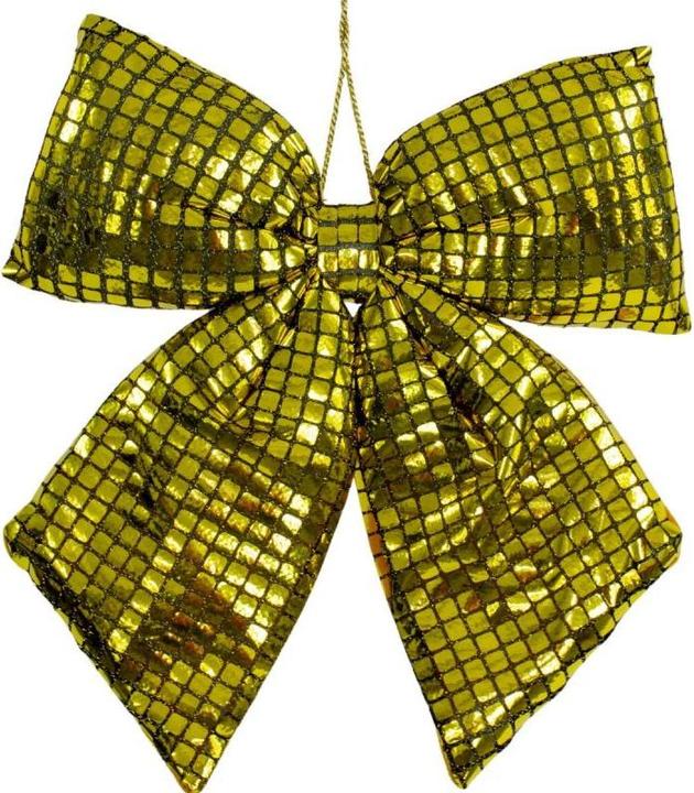 Mica DECORATIVE GOLD BOW 39x50CM