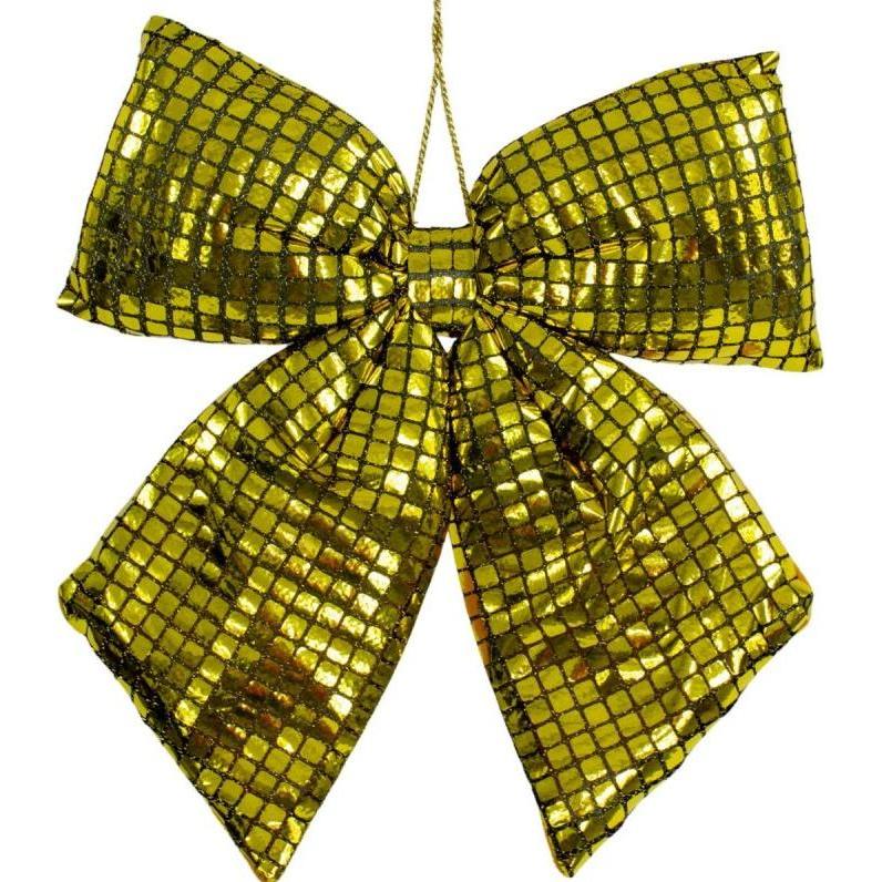 Mica, Appendino decorativo, DECORATIVE GOLD BOW 39x50CM