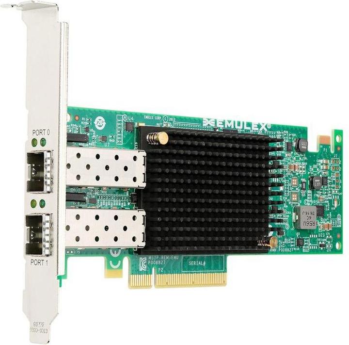Actual product image Lenovo DCG TopSeller Emulex VFA5.2 2x10 GbE SFP+ PCIe Adapter (PCI Express 3.0 x8)