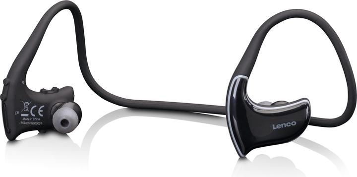 Productafbeelding Lenco BTX 750BK Waterdichte Bluetooth® In Ear Stereo Headset (9 h, Bedraad)
