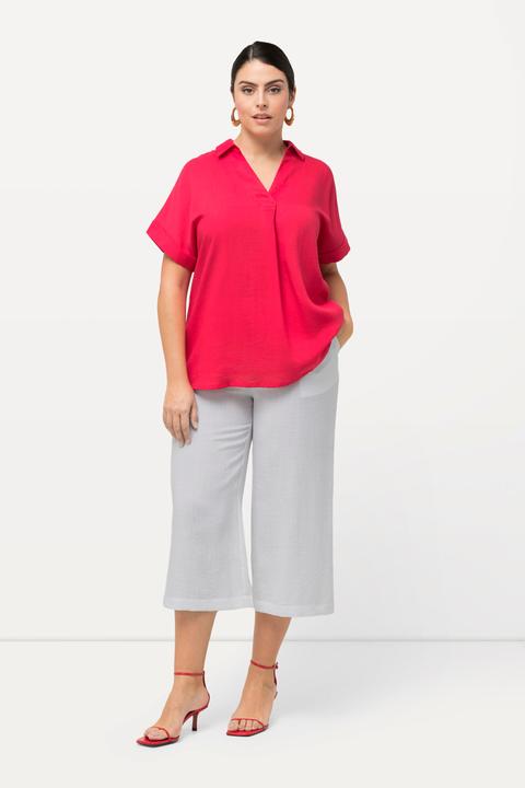 Immagine prodotto Ulla Popken Culottes con taglio della gamba ampio e lungo fino al polpaccio e cintura elastica (64)