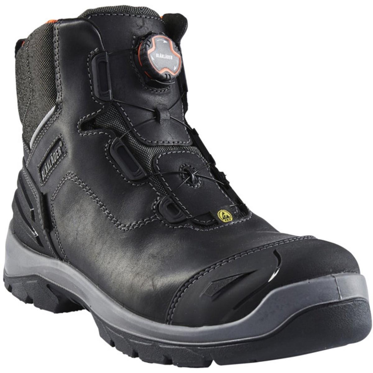 Merkloos, Scarpe Da Lavoro, Blaklader Elite Hoge Veiligheidsschoen 2455-0000 - Zwart - 42 (S3, 42)