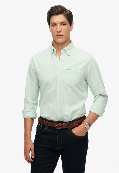 Produktbild Superdry langarmhirt au bio-baumwolle uperdry oxford (S)