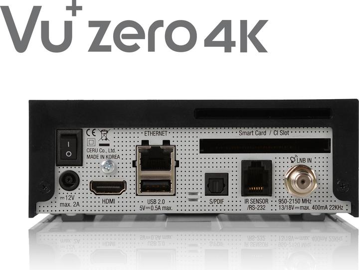Produktbild Vu+ Zero 4K (DVB-S2X, CI-Schacht)