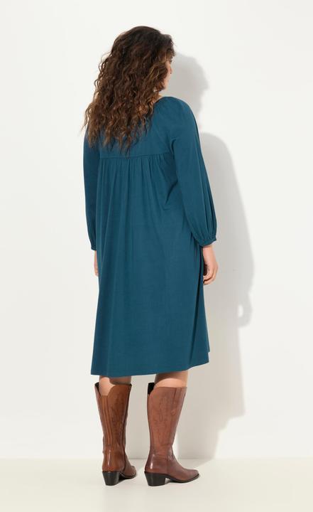 Produktbild Ulla Popken Tunika-Kleid, Ziersteine, Carree-Ausschnitt, Langarm (46, 48)