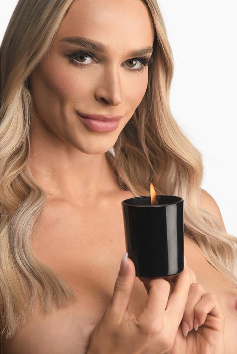 Actual product image Frisky Lover's Massage Candle - Vanilla