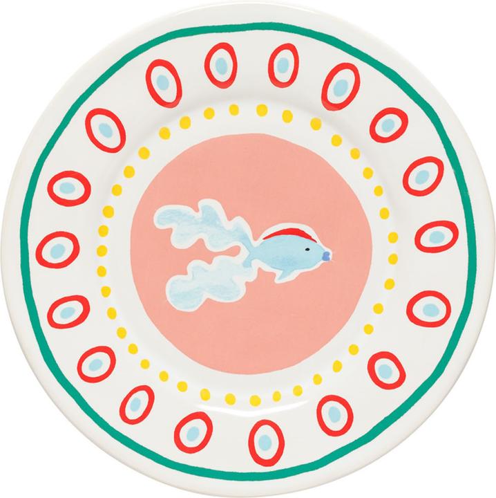 Costa Nova - Frühstücks- / Dessertteller Summer Bliss guppy fish (22.10 cm)