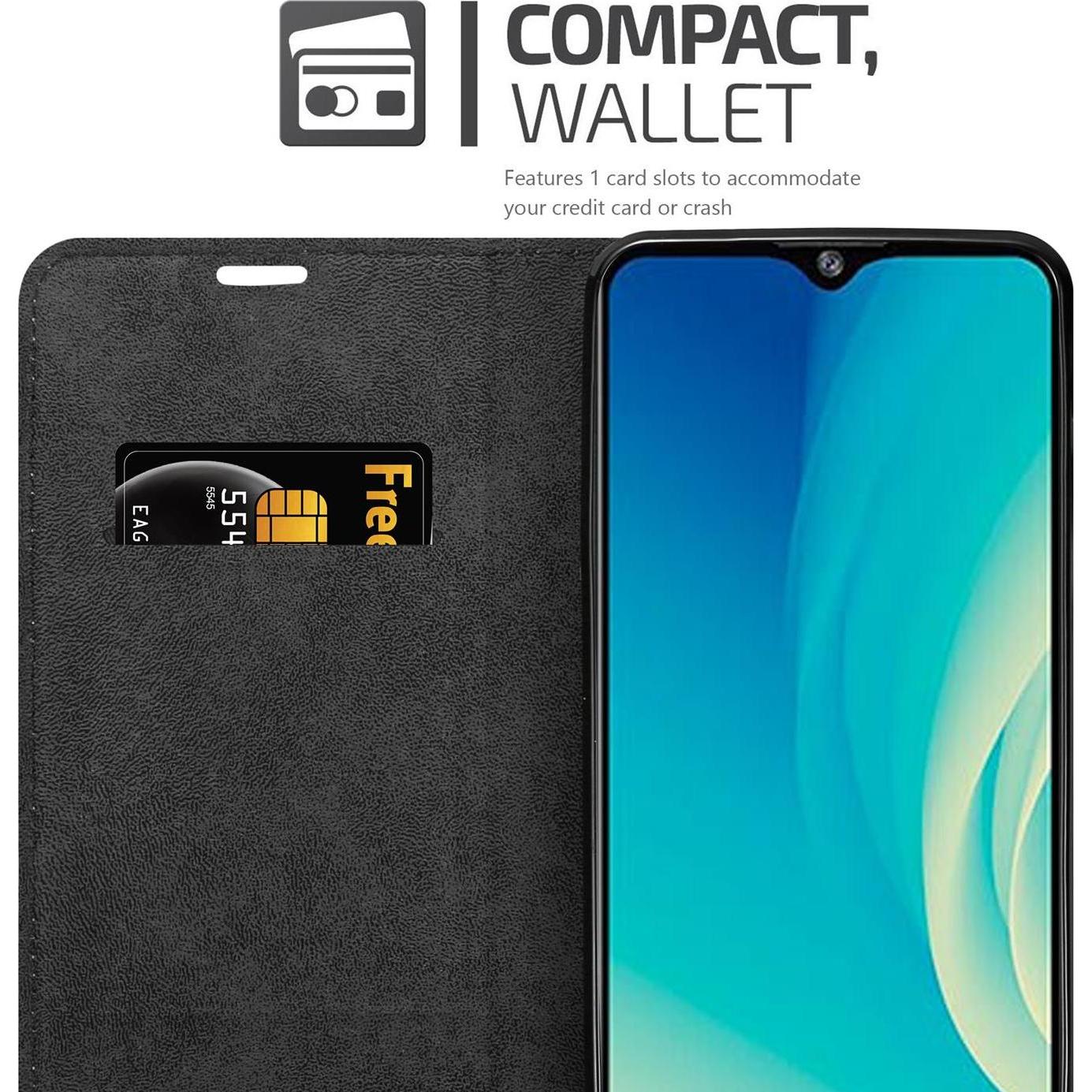 Thumbnail - Cadorabo Book Invisible Magnet Cover (ZTE Blade A7), Smartphone Hülle, Schwarz