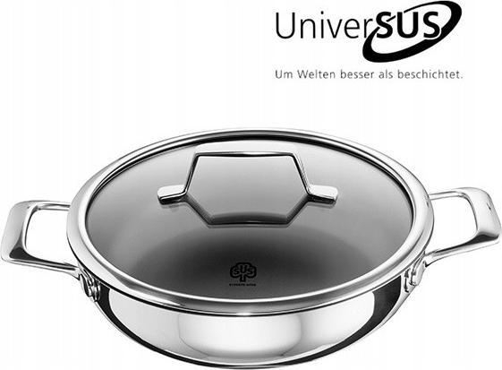 Immagine prodotto Schulte-Ufer Brasatura in padella Astral (28 cm, Pirofila + casseruola, Acciaio inossidabile)