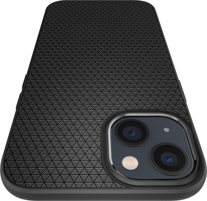 Actual product image Spigen ACS03519 Mobile Phone Protective Case 15.5 cm (6.1" ) Cover Black (Apple iPhone 13)