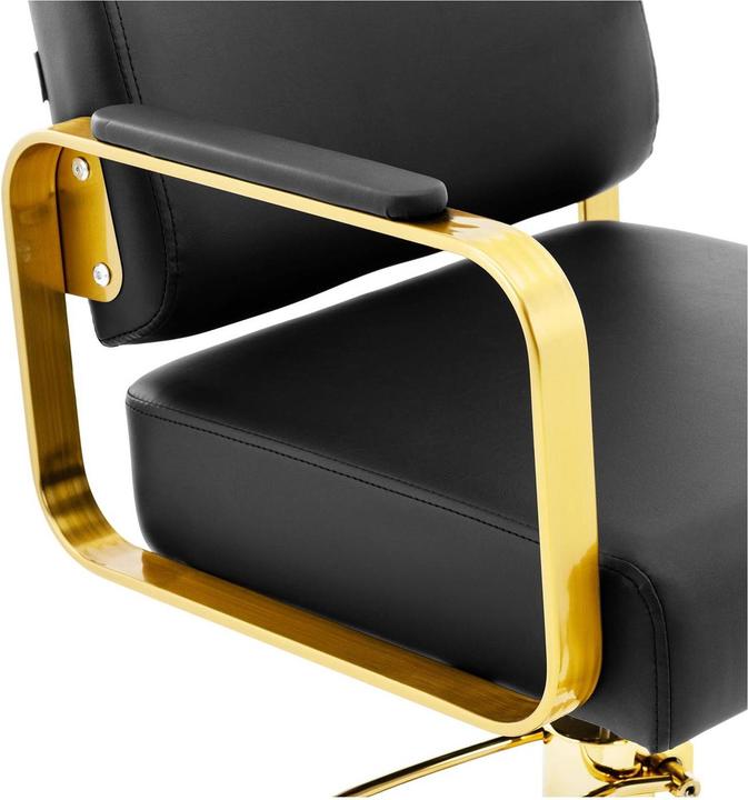 Produktbild Physa Friseurstuhl mit Fussstütze höhenverstellbar Barber-Stuhl 200 kg Otley Black