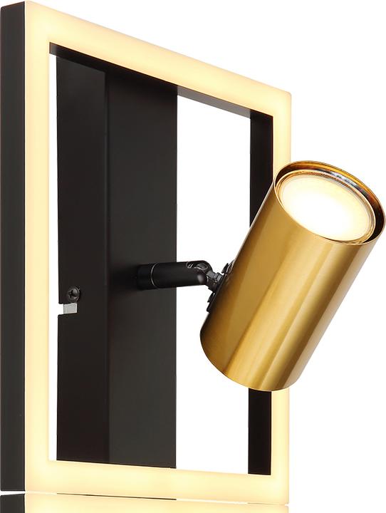 Actual product image Globo Wall lamp Marrie black LED (1250 lm)
