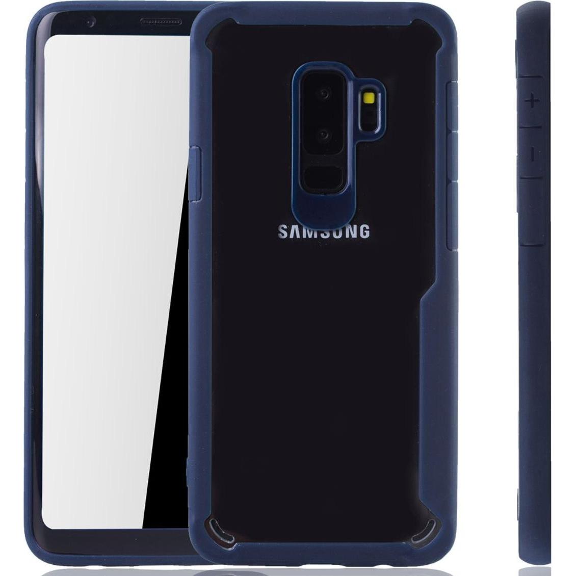 König Design Handyhülle für Samsung Galaxy S9 Plus Schutzcase Backcover Bumper Etuis Blau (Samsung Galaxy S9+), Smartpho...