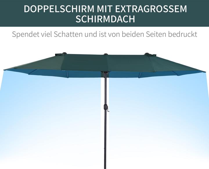 Image du produit Outsunny Parasol à manivelle (2.70 m)