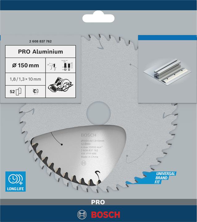 Productafbeelding Bosch Professional Zubehör Cirkelzaagblad voor accuzagen Standaard voor Aluminiu