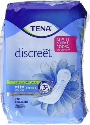 Actual product image Tena Incontinence pads Discreet Extra 10 pieces (10 x, Regular)