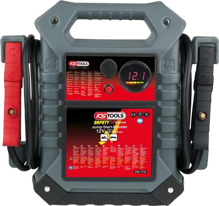 Actual product image KS Tools 12 V Batterie-Booster, mobiles Starthilfegerät 700 A (2200 A, 22000 mAh)