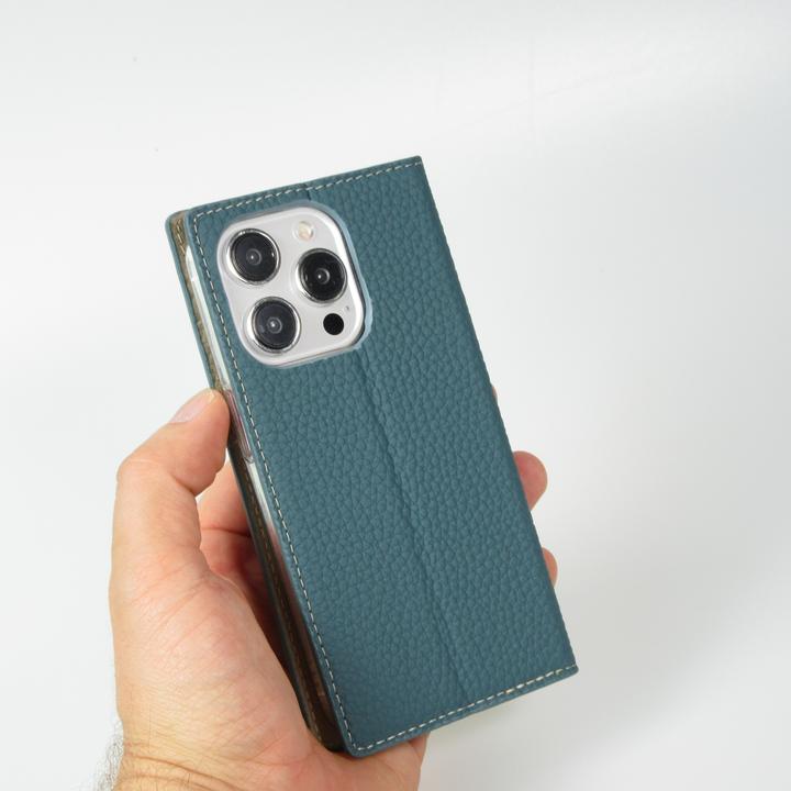 Produktbild PhoneLook Hülle Flip 3D echtes genarbtes Rindsleder (Apple iPhone 15 Pro)