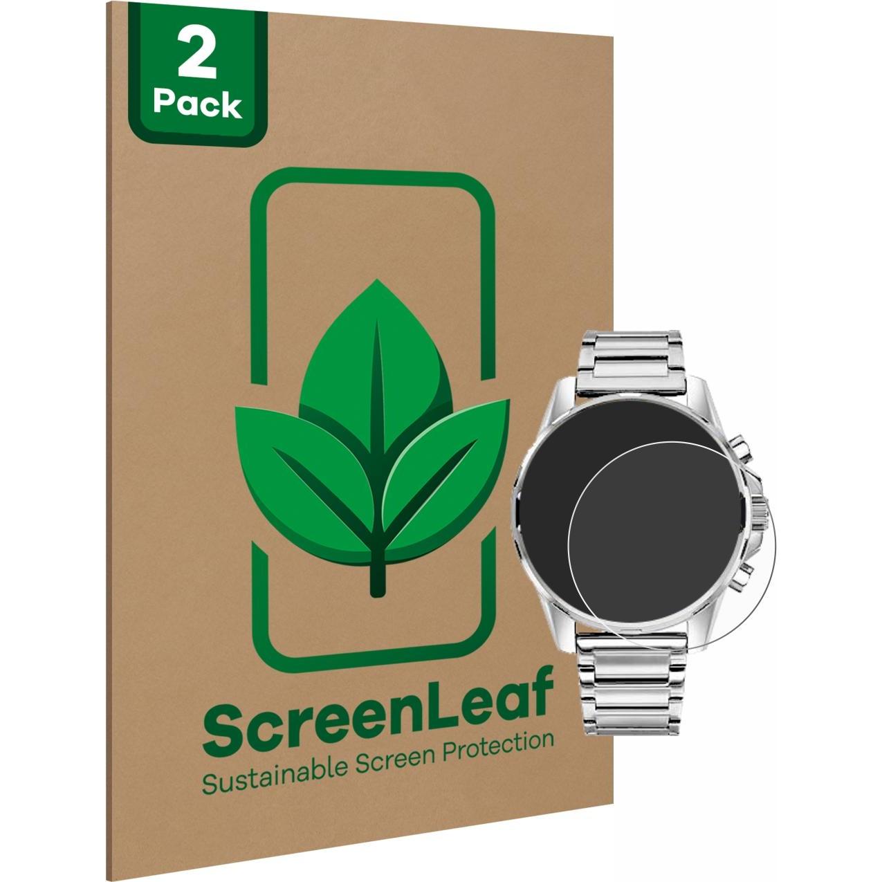 Thumbnail - ScreenLeaf Schutzfolie nachhaltiger Displayschutz Displayschutzfolie Folie Klar Transparent, Smartwatch Schutzfolie, Tra...