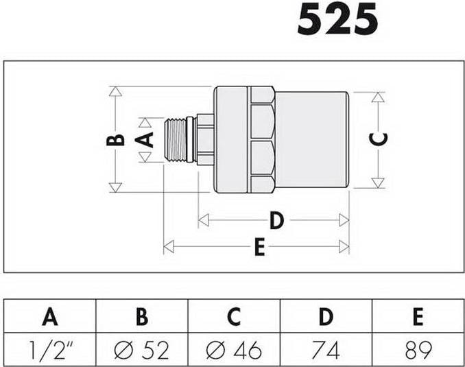 Actual product image Caleffi Water hammer damper