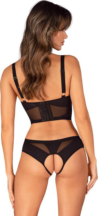 Image du produit Obsessive Chic Amoria Zweiteiliges Offenes Set Schwarz (M, L)