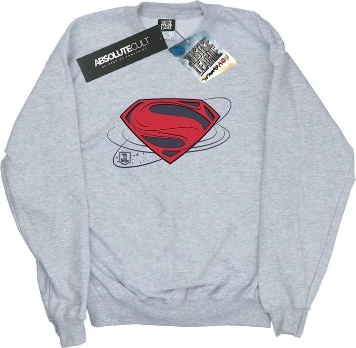 Actual product image Mens Justice League Movie Superman Logo Sweatshirt (L)
