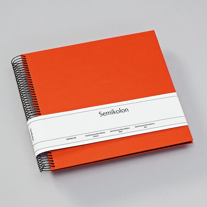Produktbild Semikolon FOTORINGBUCH 24x23 20bSCHW ORANGE (10 x 15 cm, 9 x 13 cm)