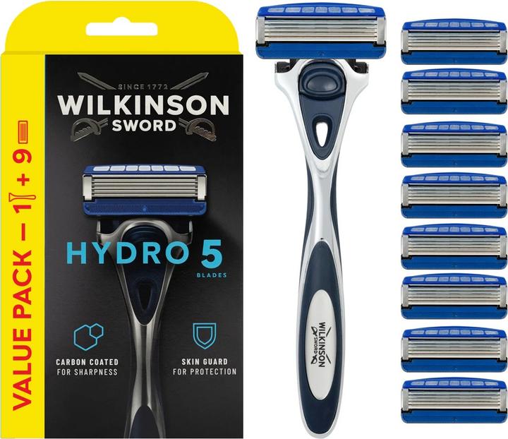 Immagine prodotto Wilkinson Hydro 5 Hautschutzrasierer + 9 Köpfe
