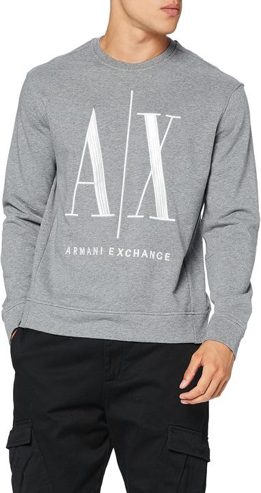 Produktbild Armani Exchange Felpa con Logo a Collo Tondo (M)