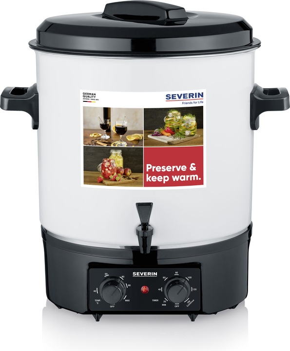 Image du produit Severin Machine à conserves/boissons chaudes et machine à boissons chaudes avec minuterie (27 l)