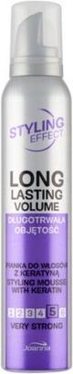Joanna Styling Effect Mousse per capelli Piano Modellante Molto Forte 150Ml (150 ml, Agente schiumogeno)