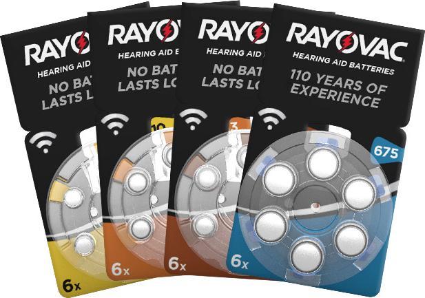 Immagine prodotto Rayovac Speciale acustico 13 (6 pz., PR48, 310 mAh)