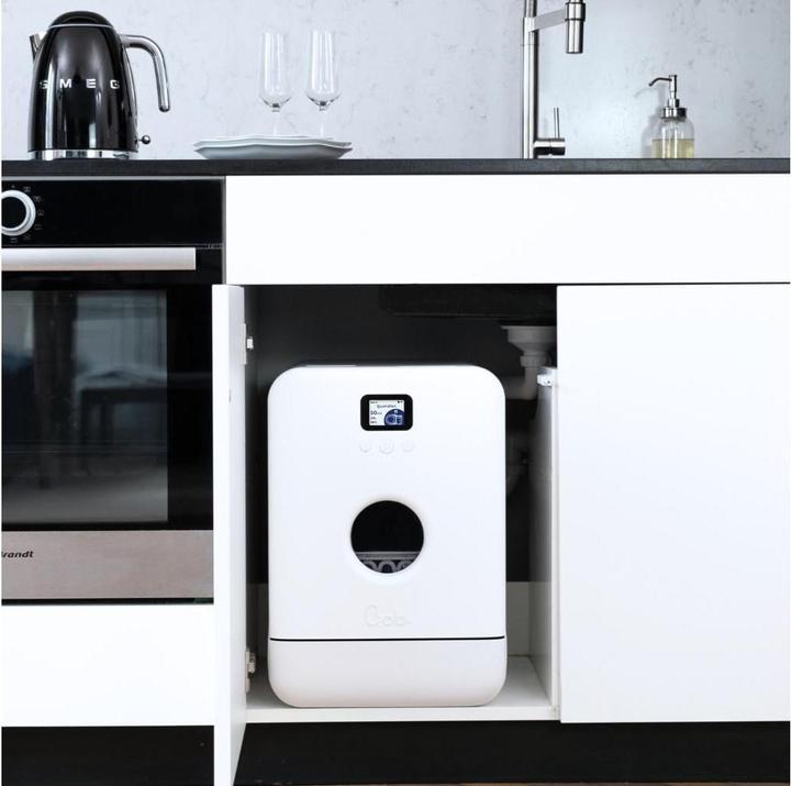 Actual product image Daan Tech Bob Matt white table dishwasher
