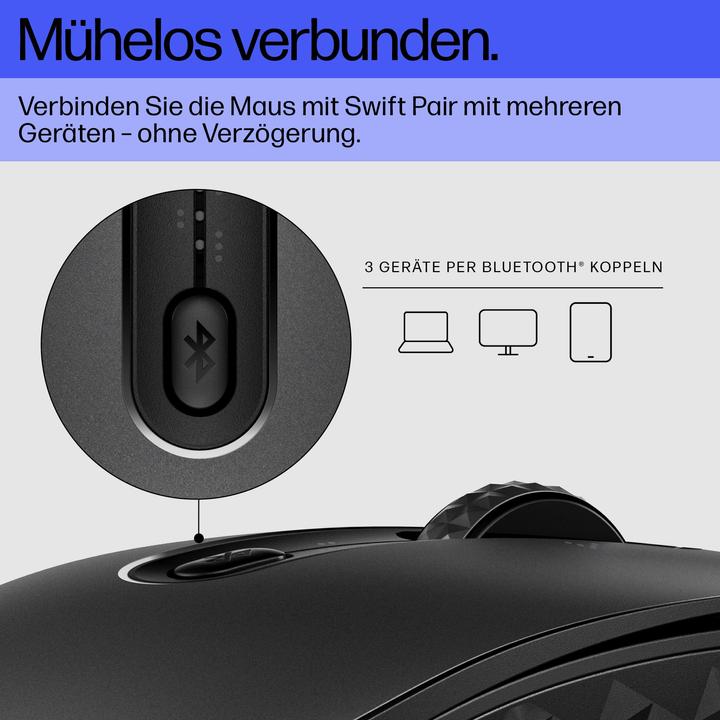 Produktbild HP 690 Rechargeable Wireless Mouse (P) (Kabellos)