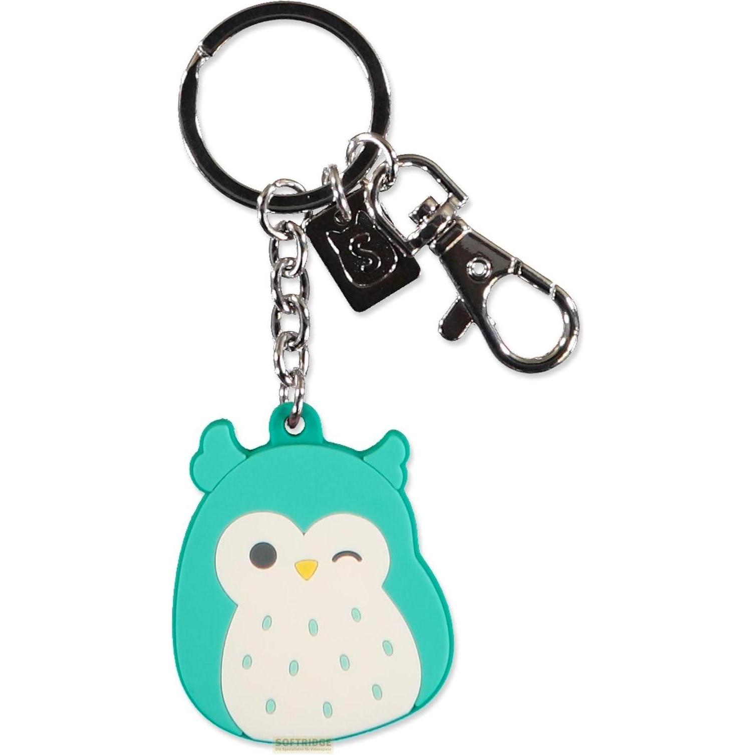 Difuzed, Damen, Schlüsselanhänger, Squishmallows - Winston Rubber Keychain, Mehrfarbig