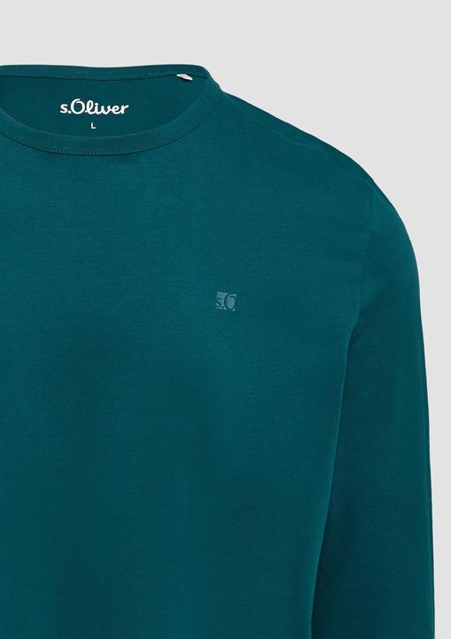 Actual product image S.Oliver T-Shirt Softes Longsleeve aus Jersey mit Logo-Detail (3XL)