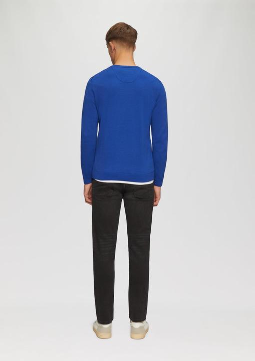 Produktbild S.Oliver Strickpullover Strickpullover mit Logo-Stickerei (XXL)