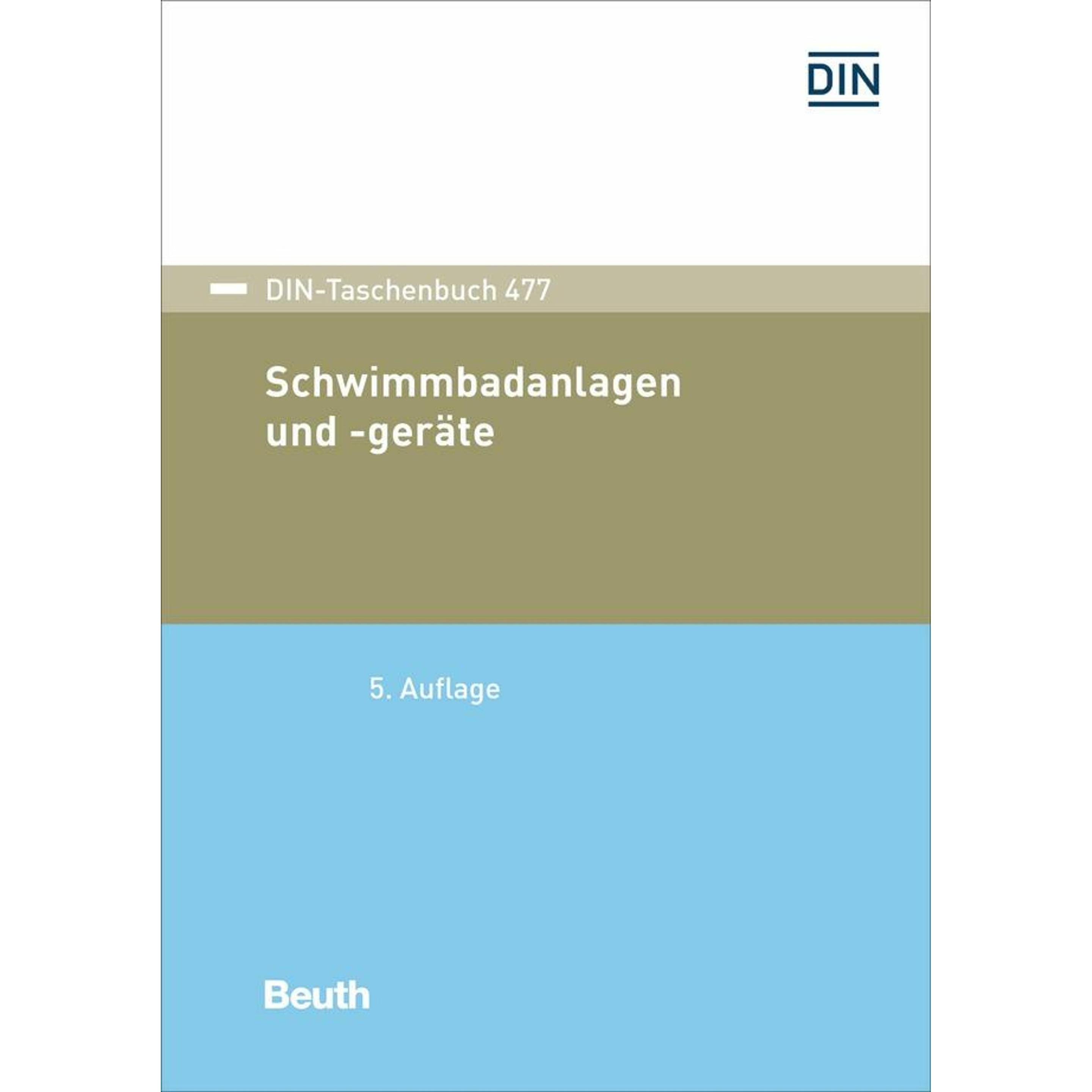 Thumbnail - Schwimmbadanlagen und -geräte, Fachbücher von DIN e.V.