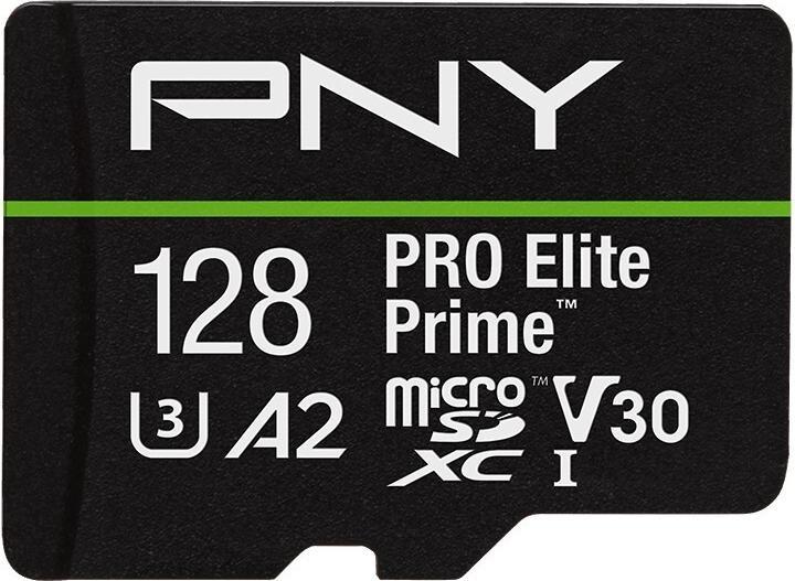 Image du produit PNY PRO ELITE PRIME 128GB (128 Go, microSDXC, U3, UHS-I)