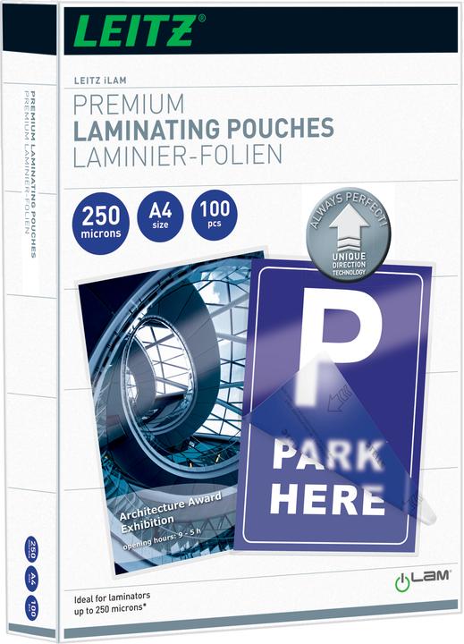 Image du produit Leitz Film de plastification (A4, 100 pcs, 250 µm)