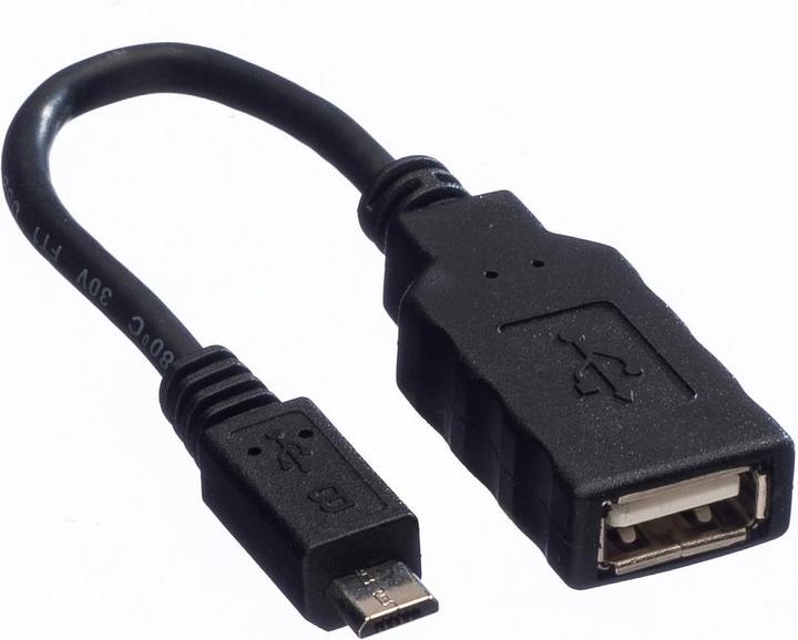 Produktbild Roline A zu Micro B (0.15 m, USB 2.0)