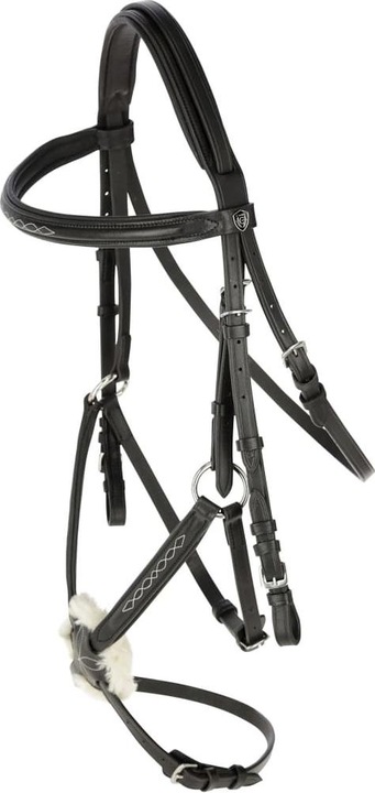Actual product image Kerbl Snaffle bridle Cancun black, Cob