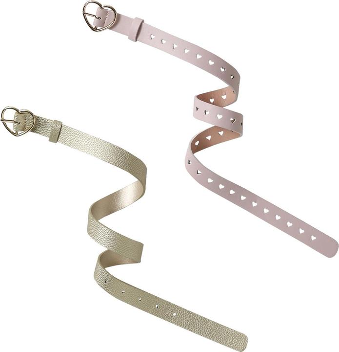 Immagine prodotto Vertbaudet 2er-Pack Mädchen Gürtel mit Herzen (110)