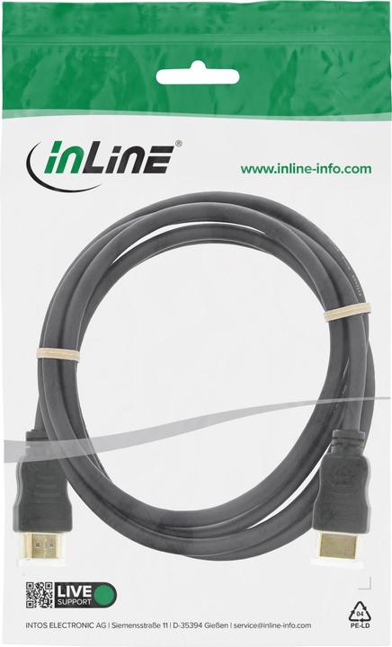 Produktbild InLine HDMI (Typ A) — HDMI (Typ A) (2 m)