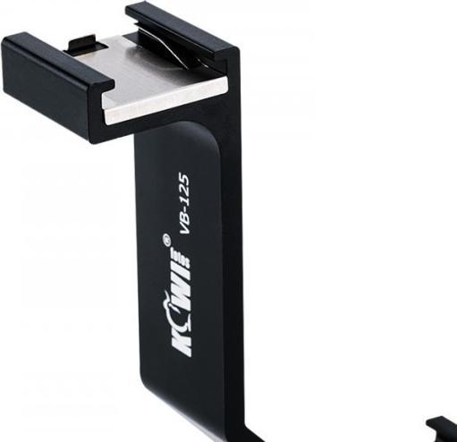 Immagine prodotto JJC Tripla staffa a V da 125 mm per treppiede o fotocamera (Adattatore per unità flash)