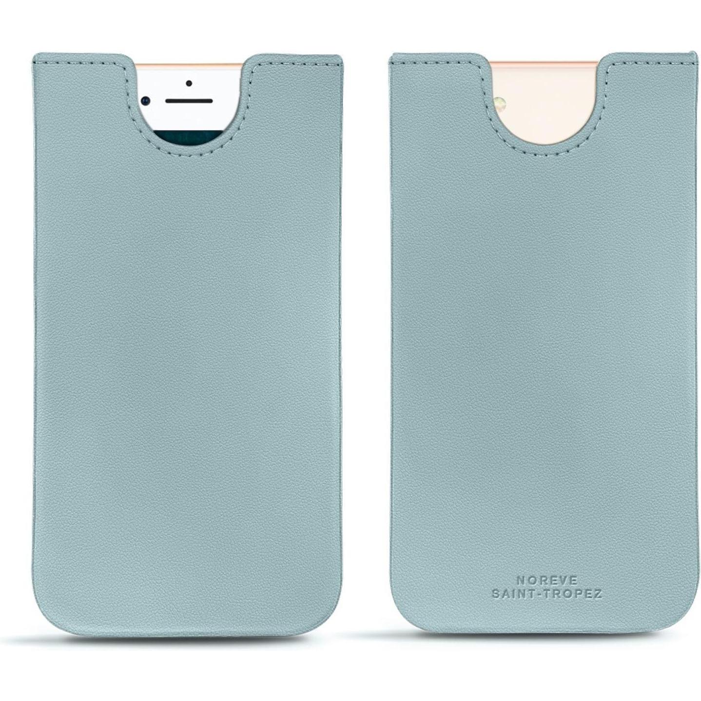 Noreve Lederschutzhülle (Apple iPhone 7), Smartphone Hülle, Blau