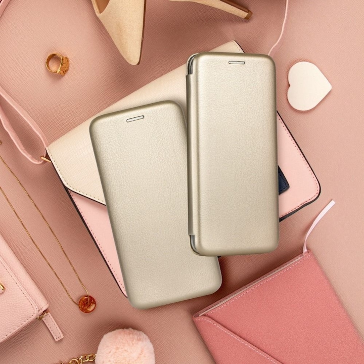 Produktbild Forcell Buchhülle OEM ELEGANCE Buchhülle für IPHONE 13 Pro Max gold (Apple iPhone 13 Pro Max)