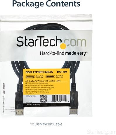 Produktbild StarTech DisplayPort — DisplayPort (1.80 m, DisplayPort)